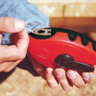 KAPRO Kridtsnor i plast hus inkl. blåt kridt (113 g beholder)